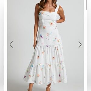 SHINEEY MIDI DRESS by Showpo